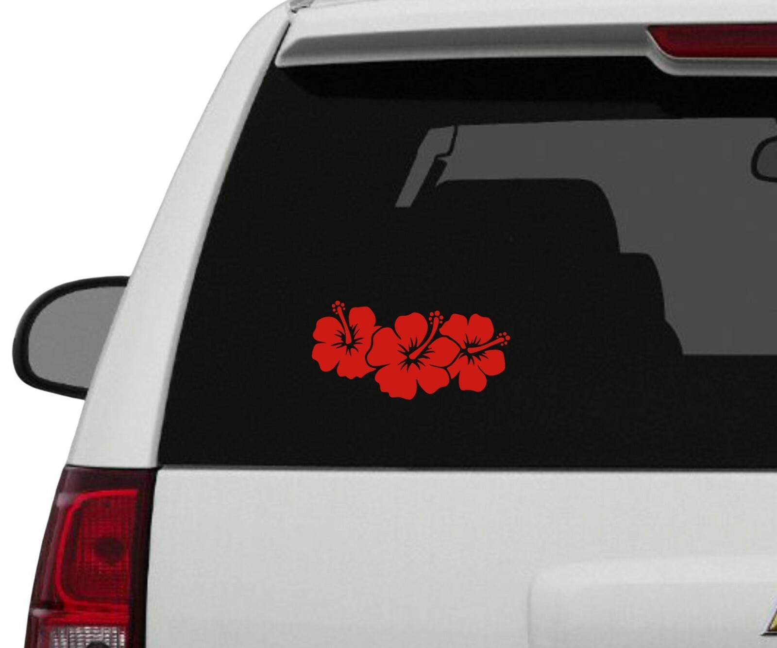 Hibiscus Vinyl Decal Sticker Car Truck SUV Window Bumper Wall Laptop Tablet