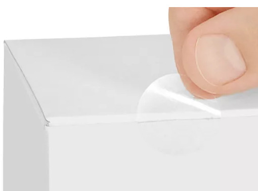 3/4" Clear Round Seal Label Stickers (200 Stickers Total)