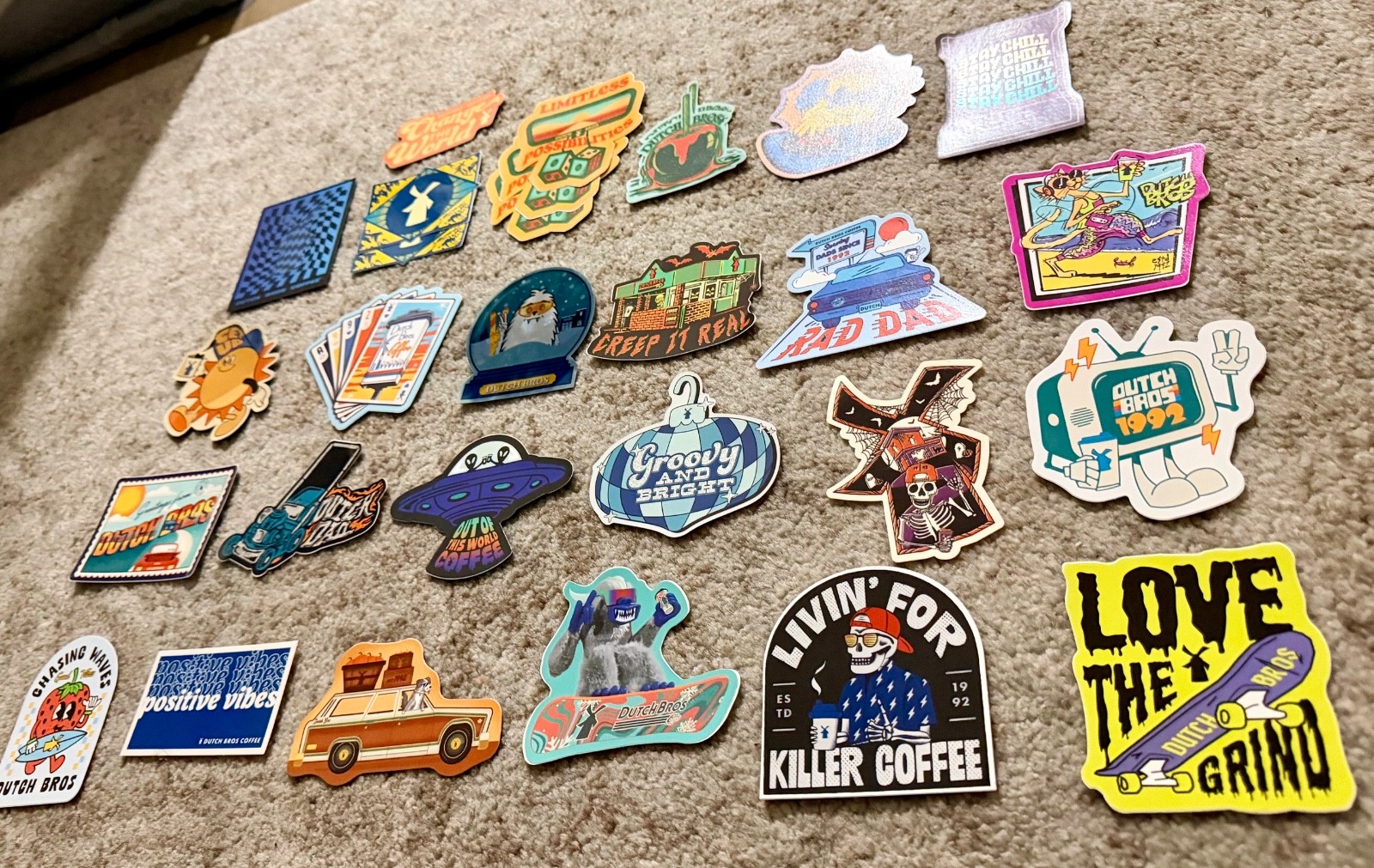 Random Dutch Bro Stickers “You Choose” $5.00 each!