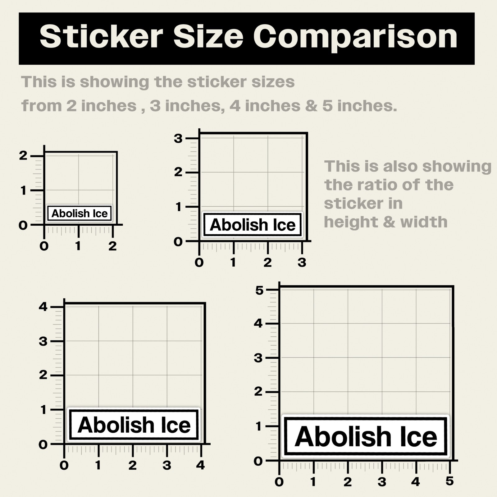 Abolish Ice Stickers ICE Decals Sticker Pack Anti Ice Decals Immigration Sticker