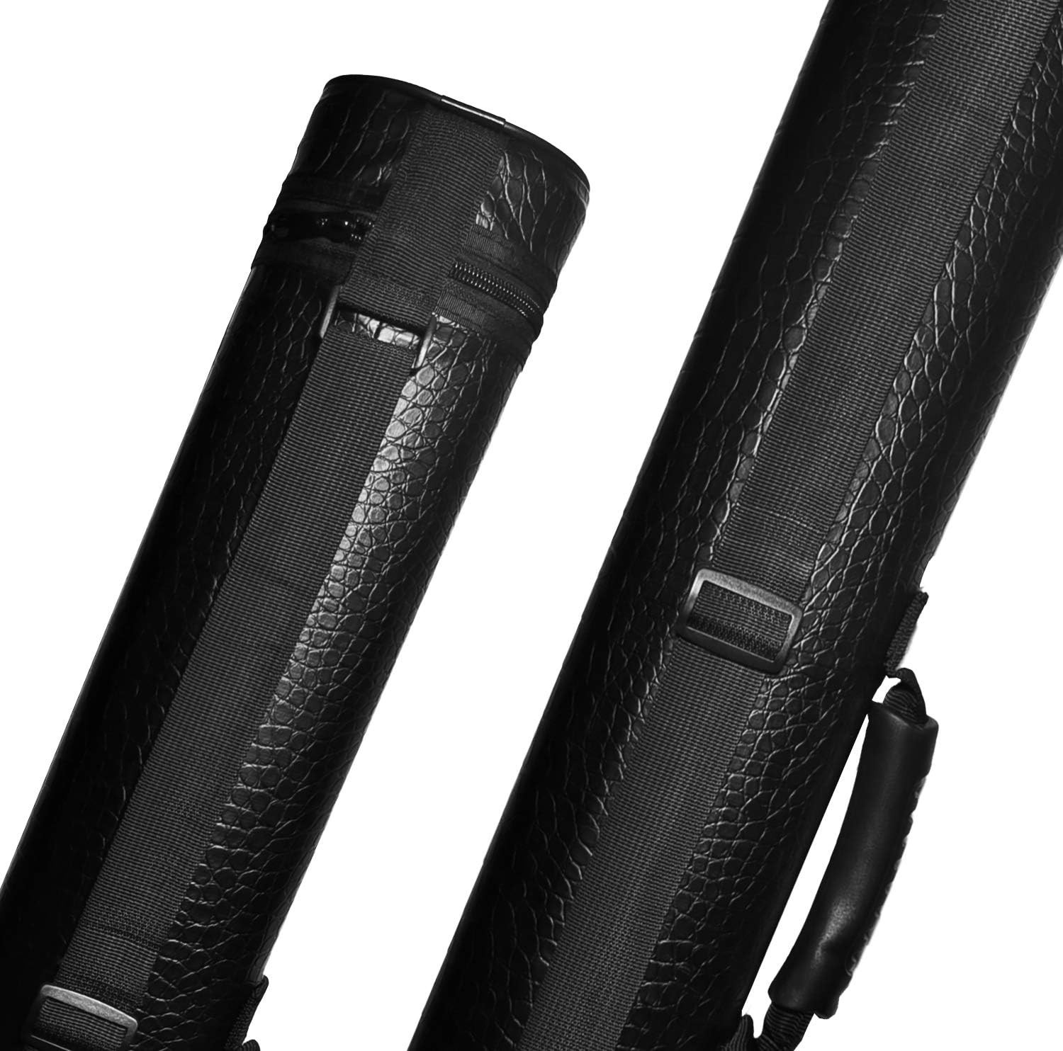 2×2 Hard cue case Oval Pool Cue Billiard Stick Carrying Case