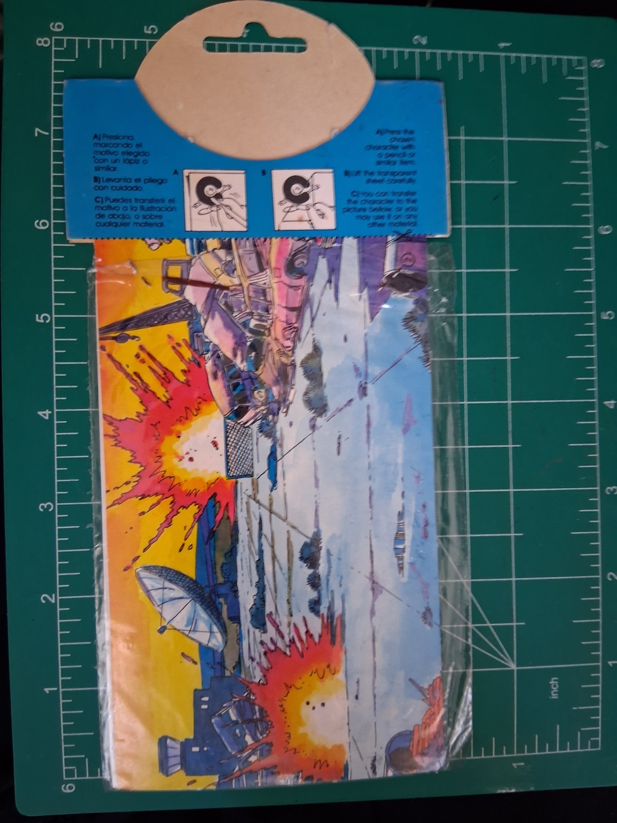 1992 VTG Terminator 2 Kalkers Transfers Full Sticker Sheet Rare Argentina VAR#3
