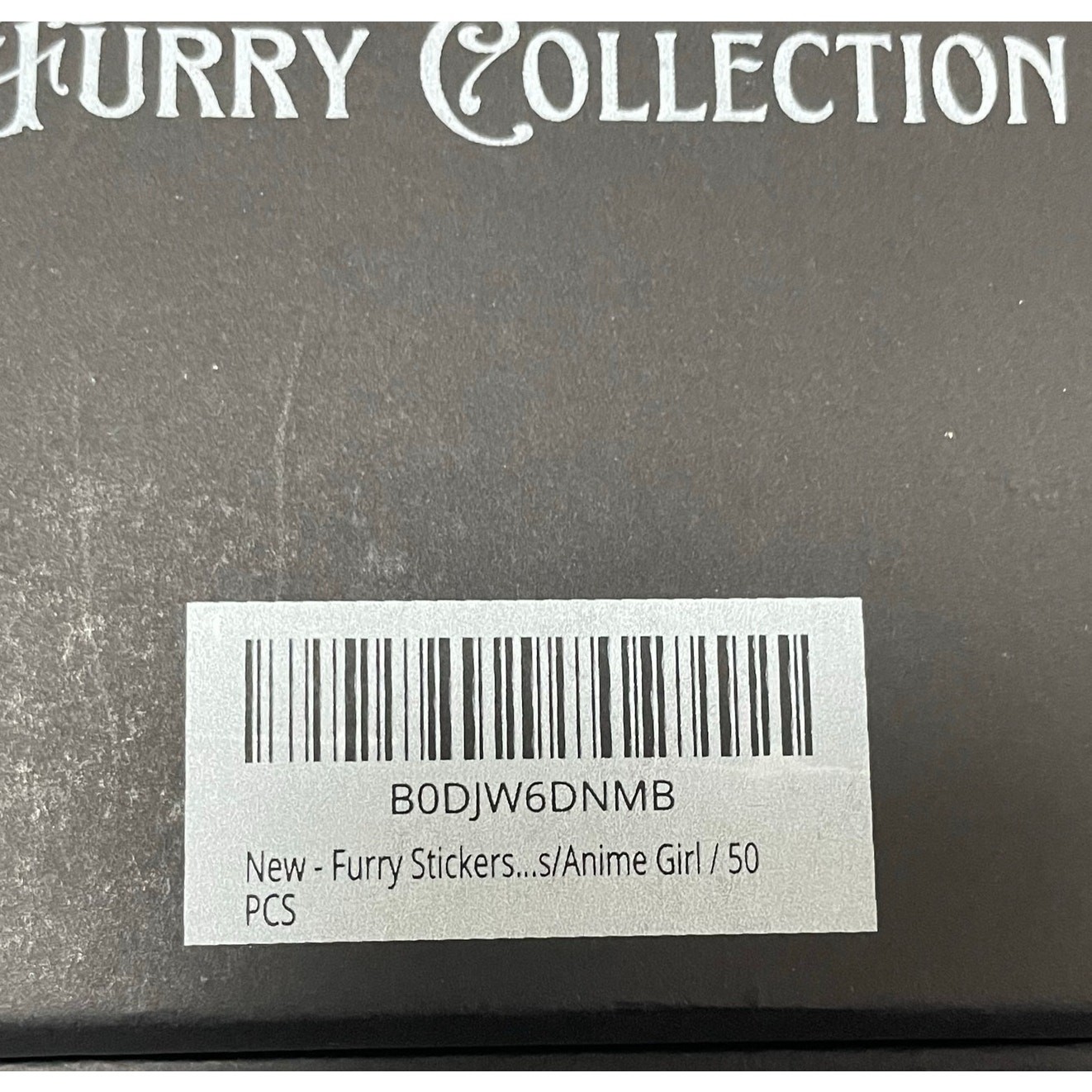 Saucy Shapes Furry Anime Girl Stickers 50pc Open Box 3" Vinyl Decal Sealed VTG