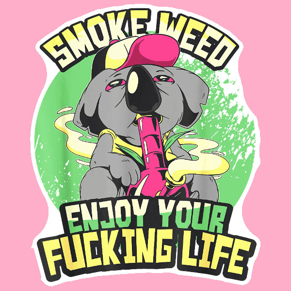 Smoke Weed Enjoy Your Life Sticker 420 Ganja Sticker UV Safe Cannabis Stoner