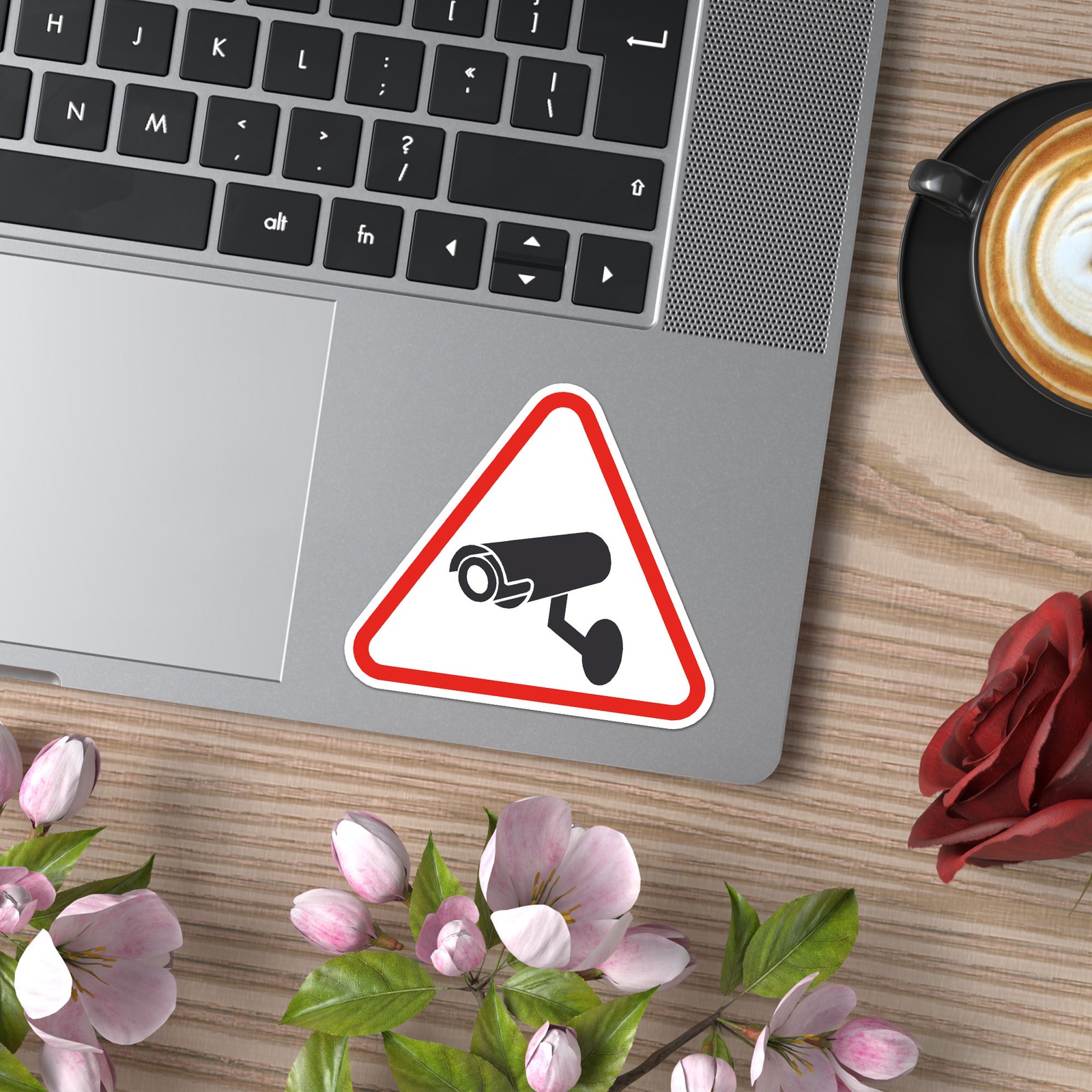 Warning Security Camera – Vinyl Decal Sticker – Car Window Laptop – ebn8619