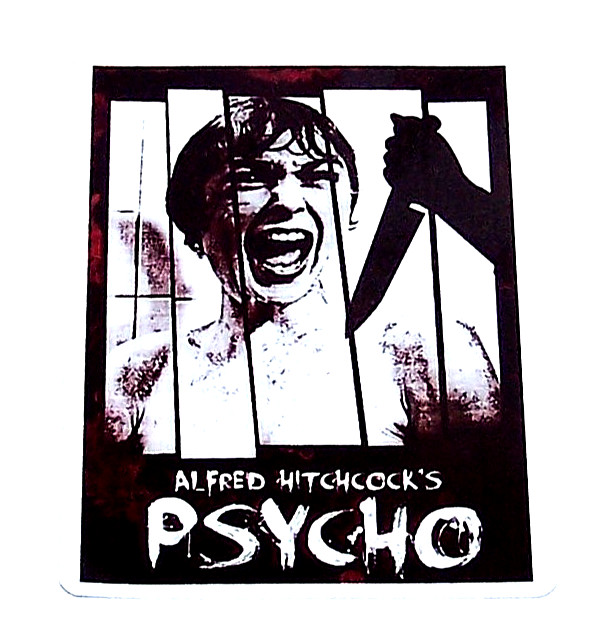 PSYCHO (1960) – Cut Sticker Film Decal Movie Horror Alfred Hitchcock Psycho