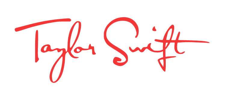 Taylor Swift Autograph Signature Car Window Decal 1989 Red Fearless Reputation