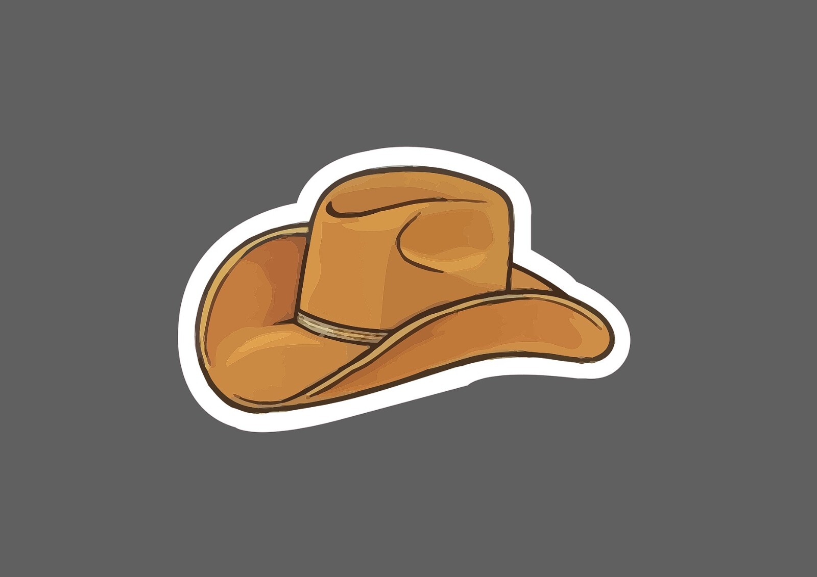 Cowboy Hat Sticker Country Waterproof NEW – Buy Any 4 For $1.75 EACH Storewide!