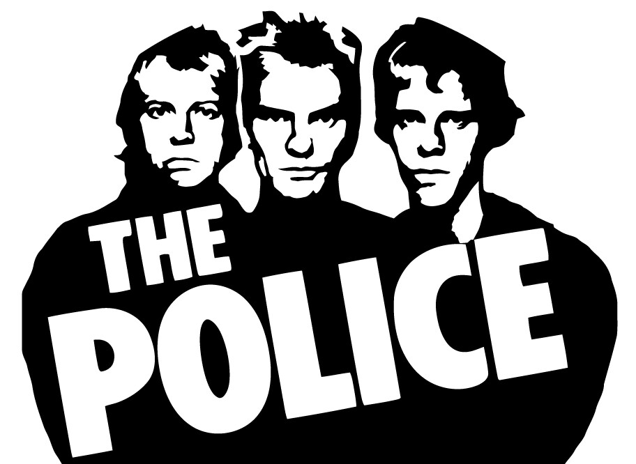 THE POLICE VINYL DECAL sticker THE POLICE band new age STING Stewart Copeland