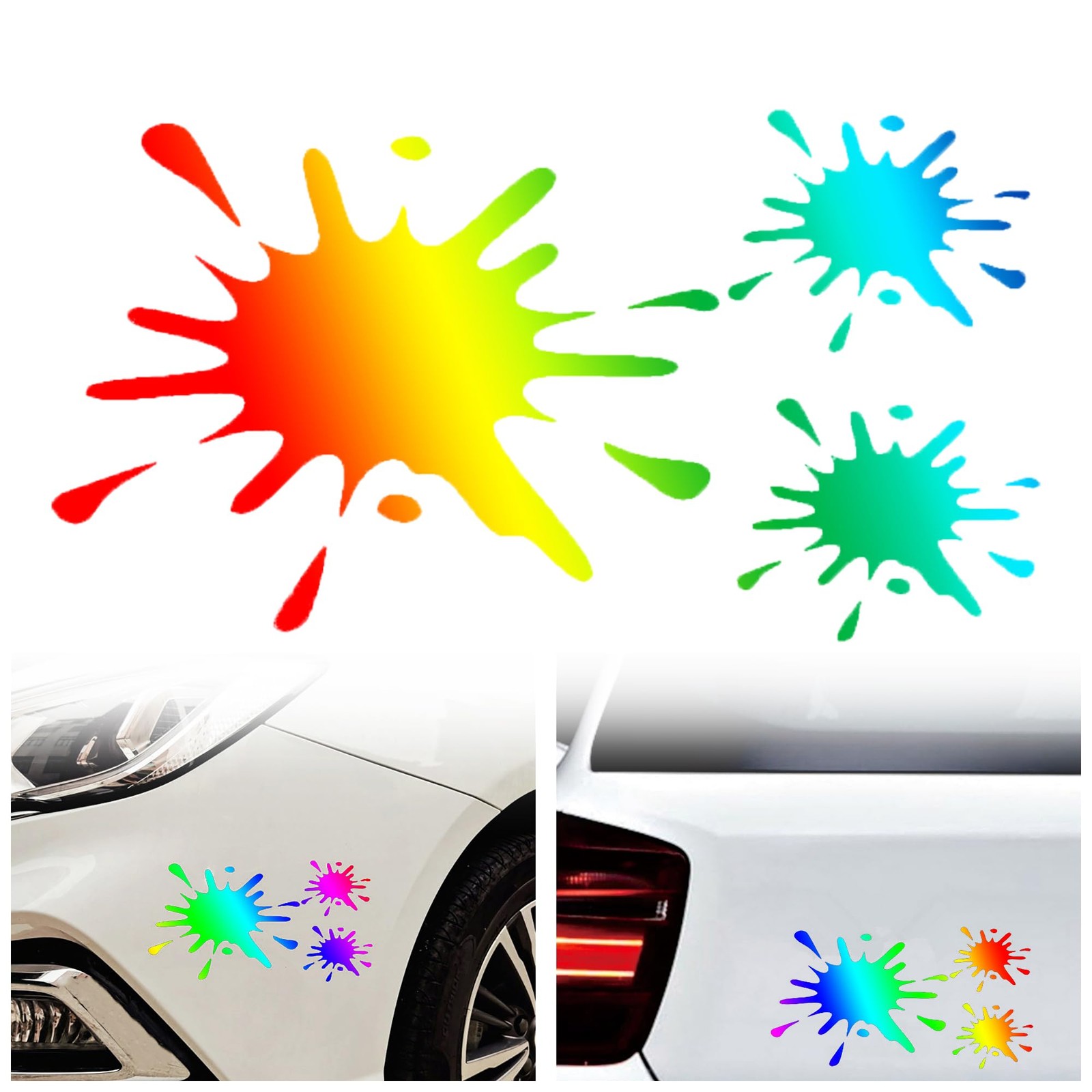 Mire Mud Pattern Car Vinyl Decal Sticker for Auto Body Side Decorations 5.90" x