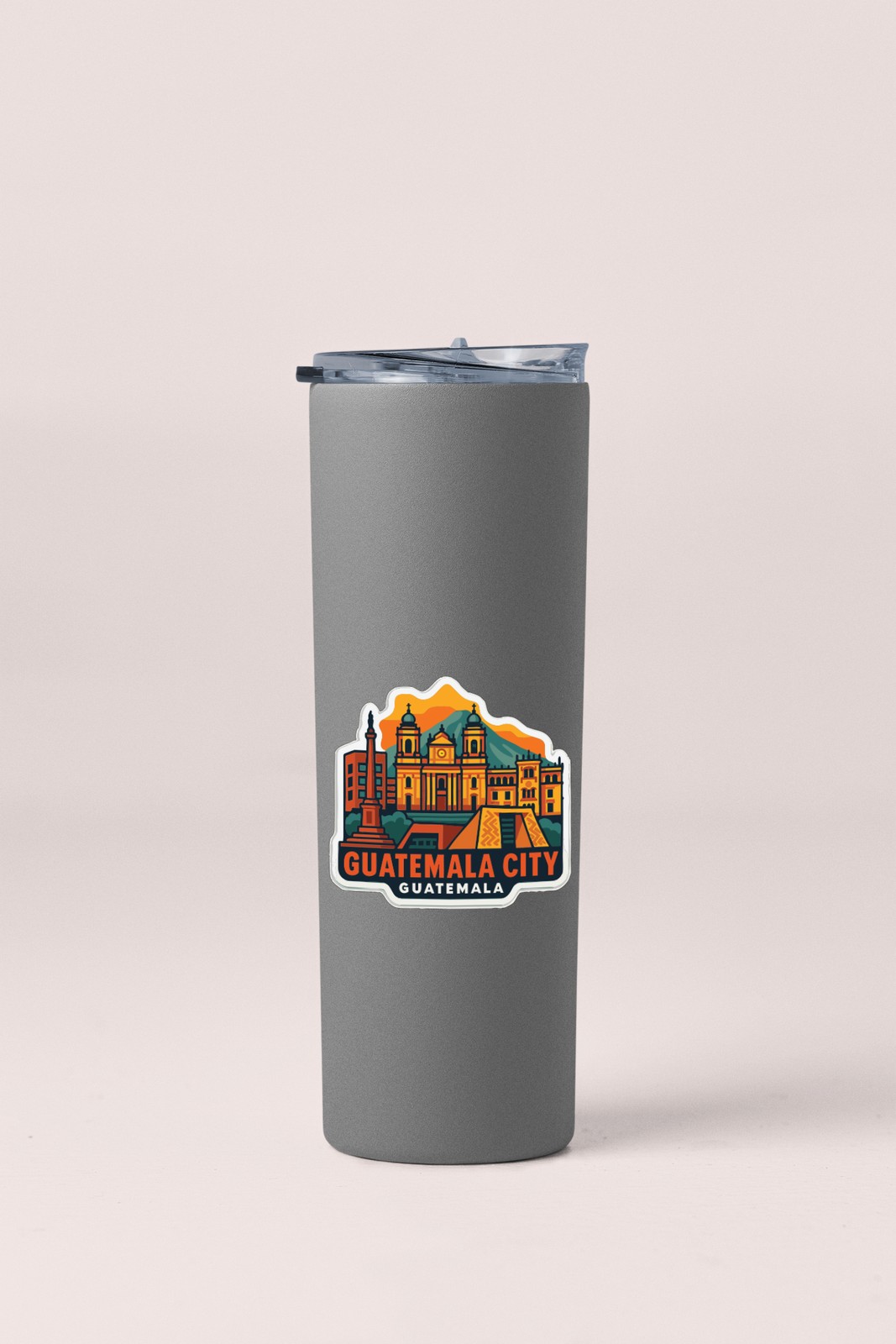 Guatemala City Guatemala Sticker Decal Vinyl Die-Cut City Skyline Landmark