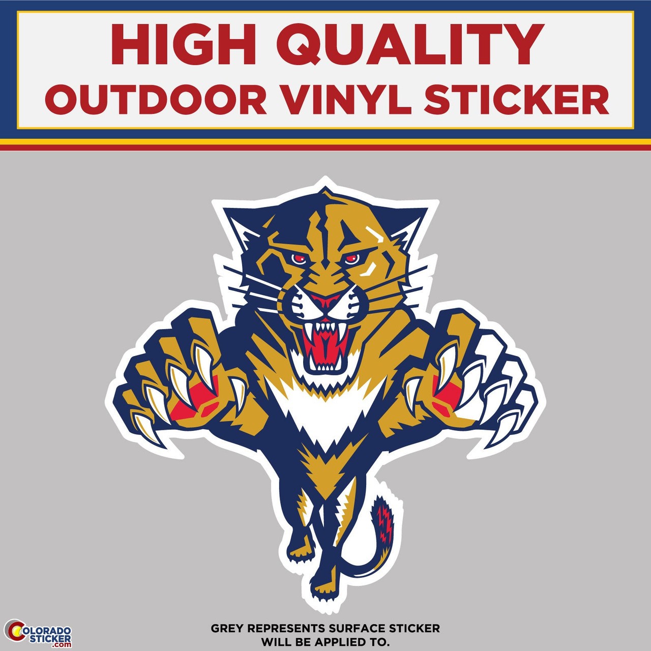Panthers, High Quality Vinyl Stickers