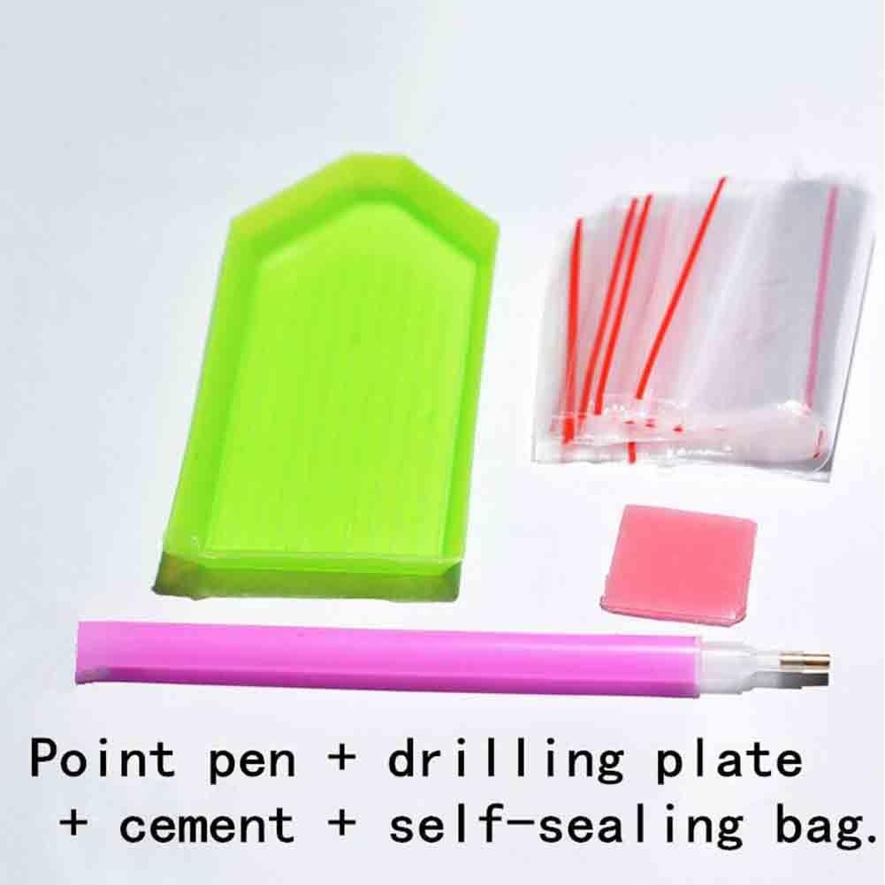 fufibwoesan DIY 5D Football Sports Fan Diamond 12×16 inches, 8-k-a-n-s-red
