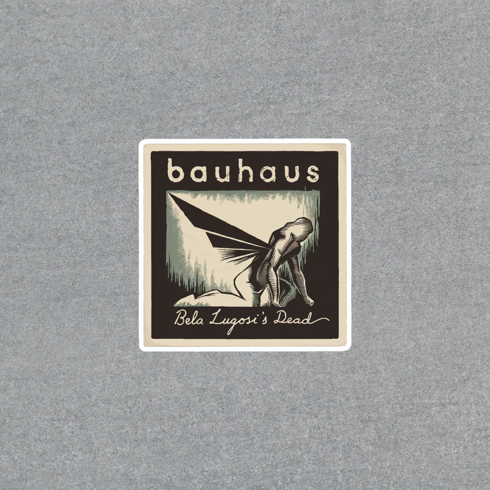 Vintage Inspired Bauhaus Bela Lugosi's Dead Goth Punk Sticker #4575