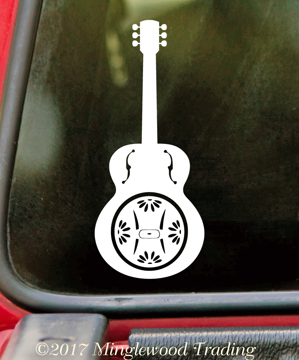 DOBRO Vinyl Sticker – Guitar – Bluegrass Country Blues Music – Die Cut Decal