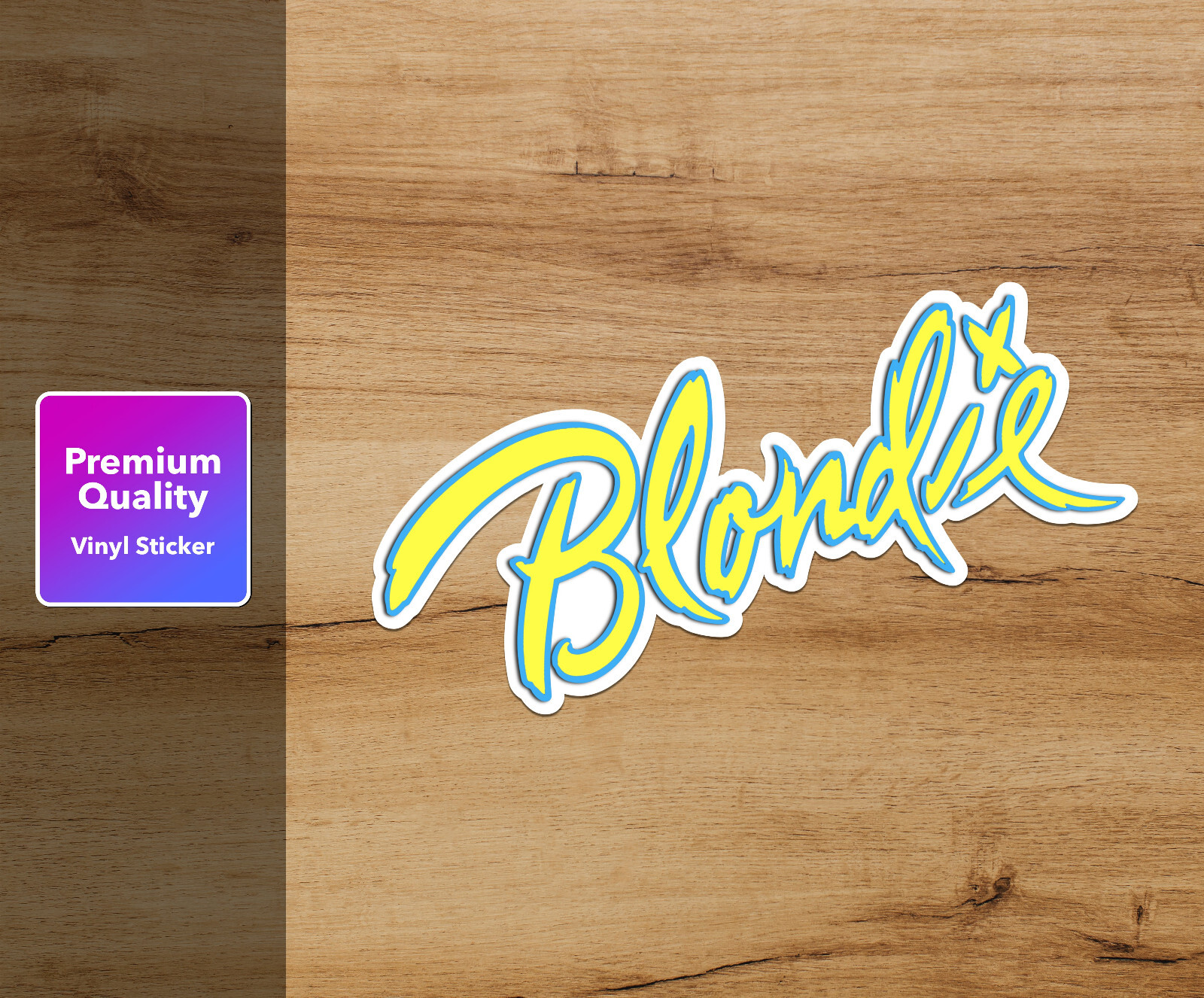 Blondie Music premium Vinyl Decal Truck Car Sticker Laptop 4 in FREE SHIPPING