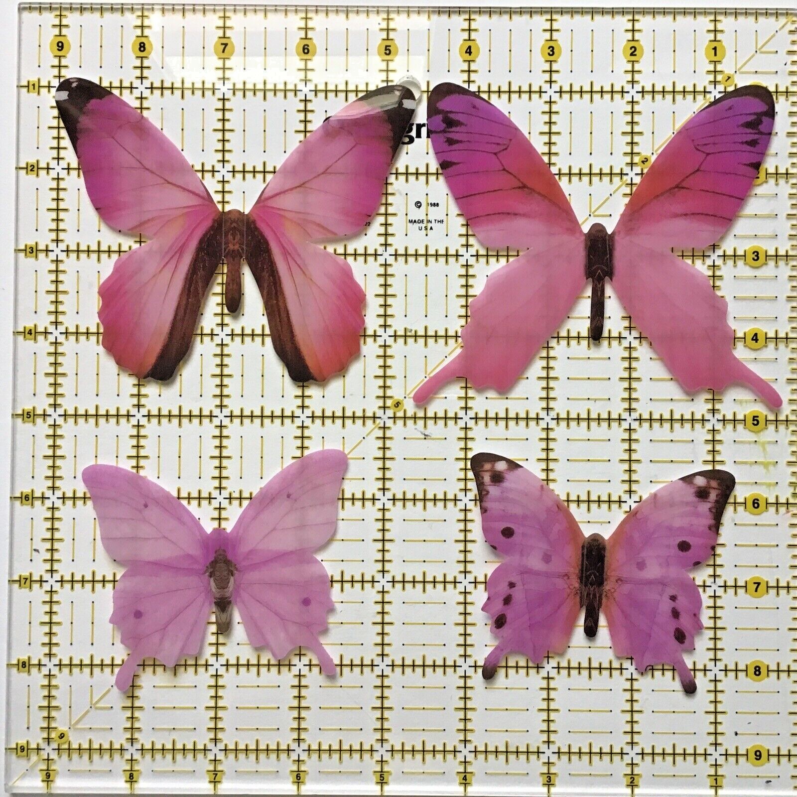 12pcs Hot Pink 3D Butterfly Wall Sticker Party Decor Butterfly Sticker St-236