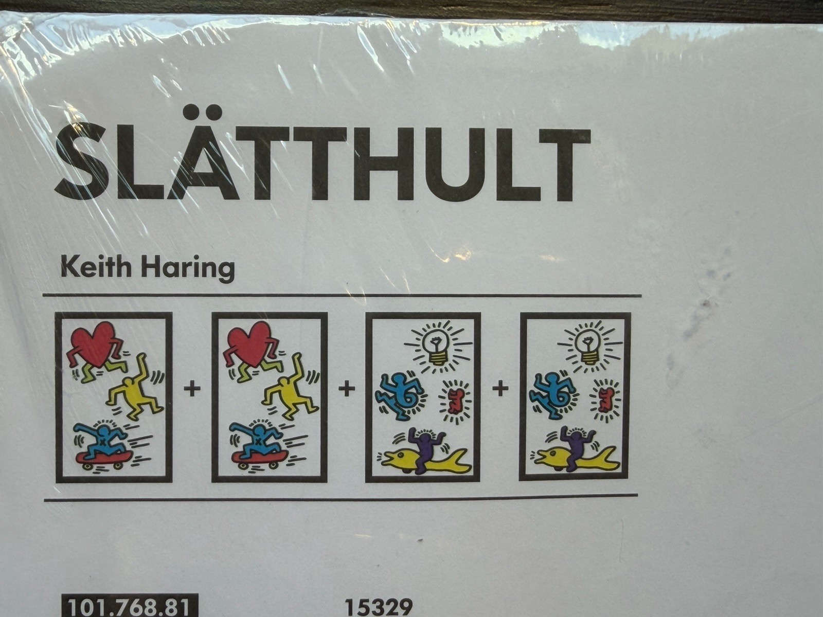 IKEA 2010 Slatthult Keith Haring Removable Wall Decals Stickers Pop Art 4 Sheets