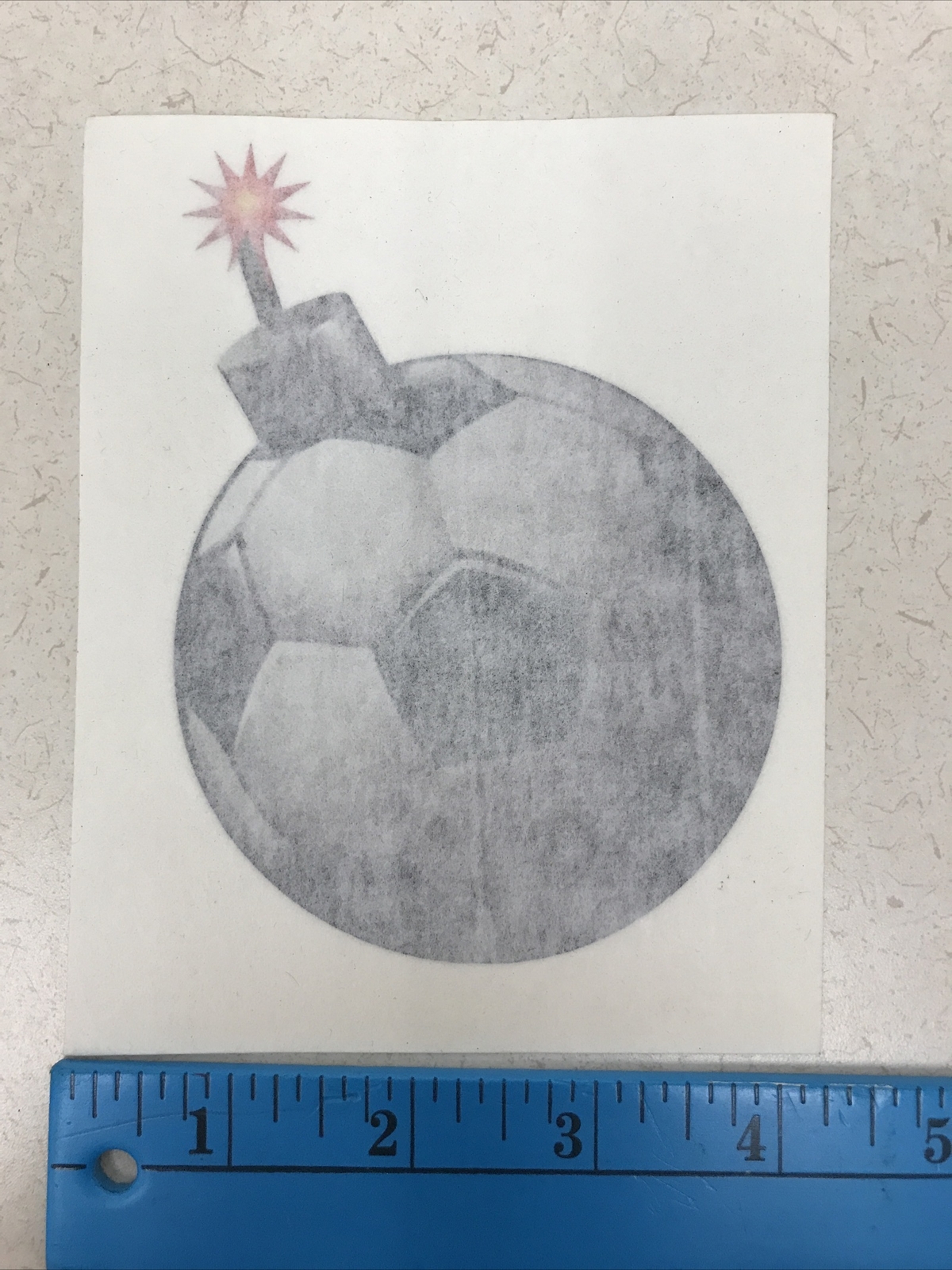 NEW Sticker Soccer Ball Bomb Explode 💥Car Sticker Sports Vinyl Decal Waterproof