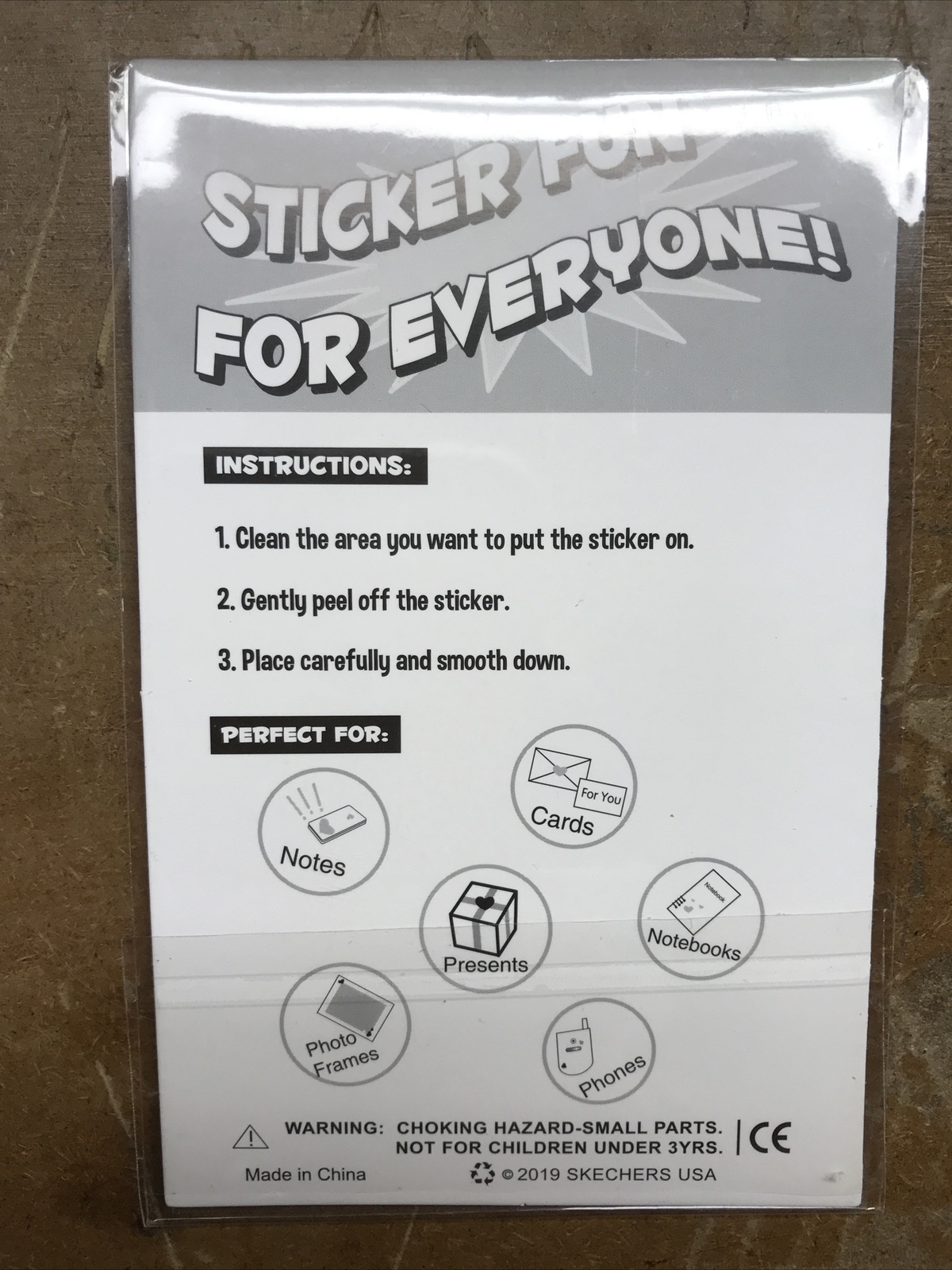 Skechers BOBS for Dogs & Cats Vinyl Stickers (7 in pack) NEW sealed package