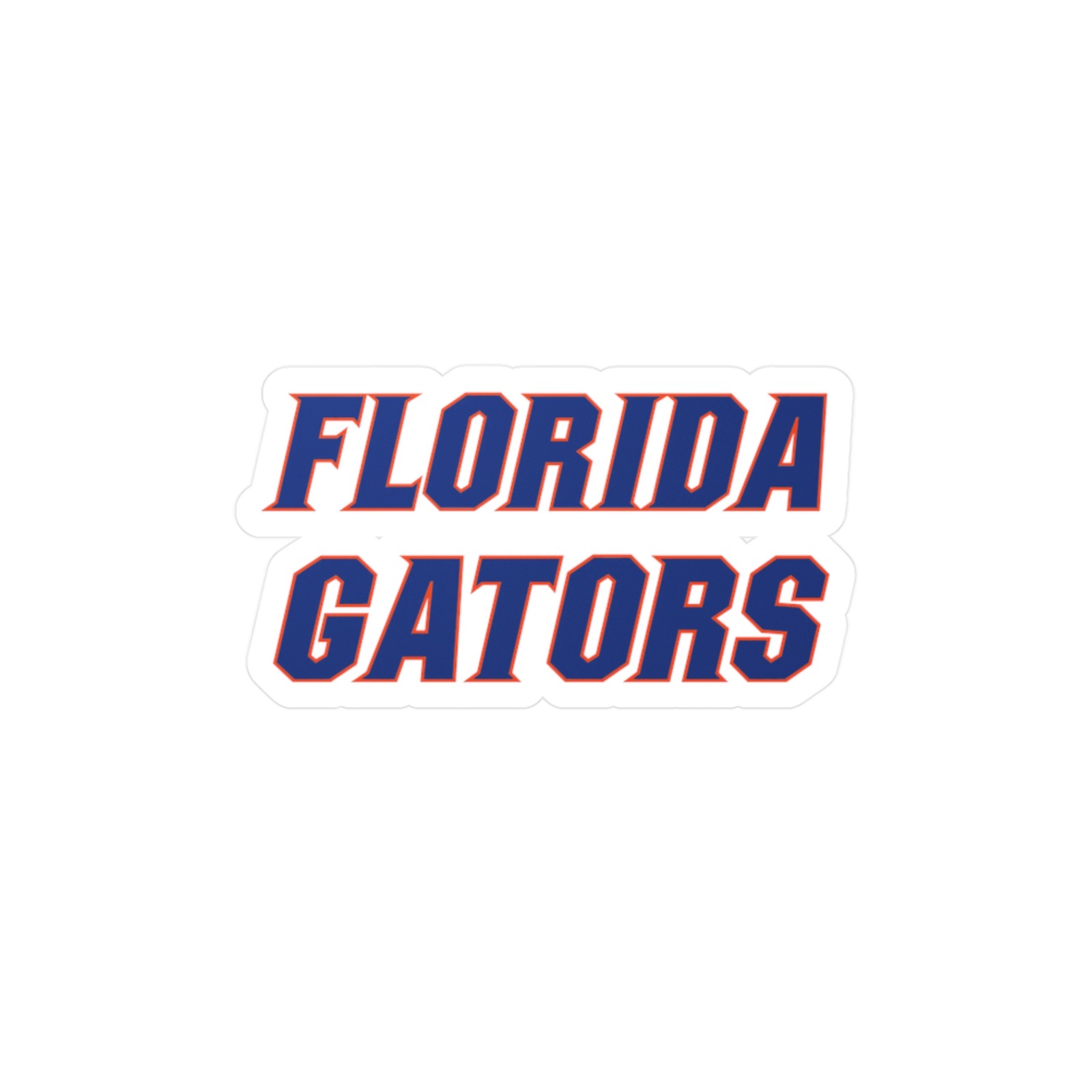 University of Florida Gators Kiss-Cut Vinyl Decals, Laptop, Cell, Car, Skate