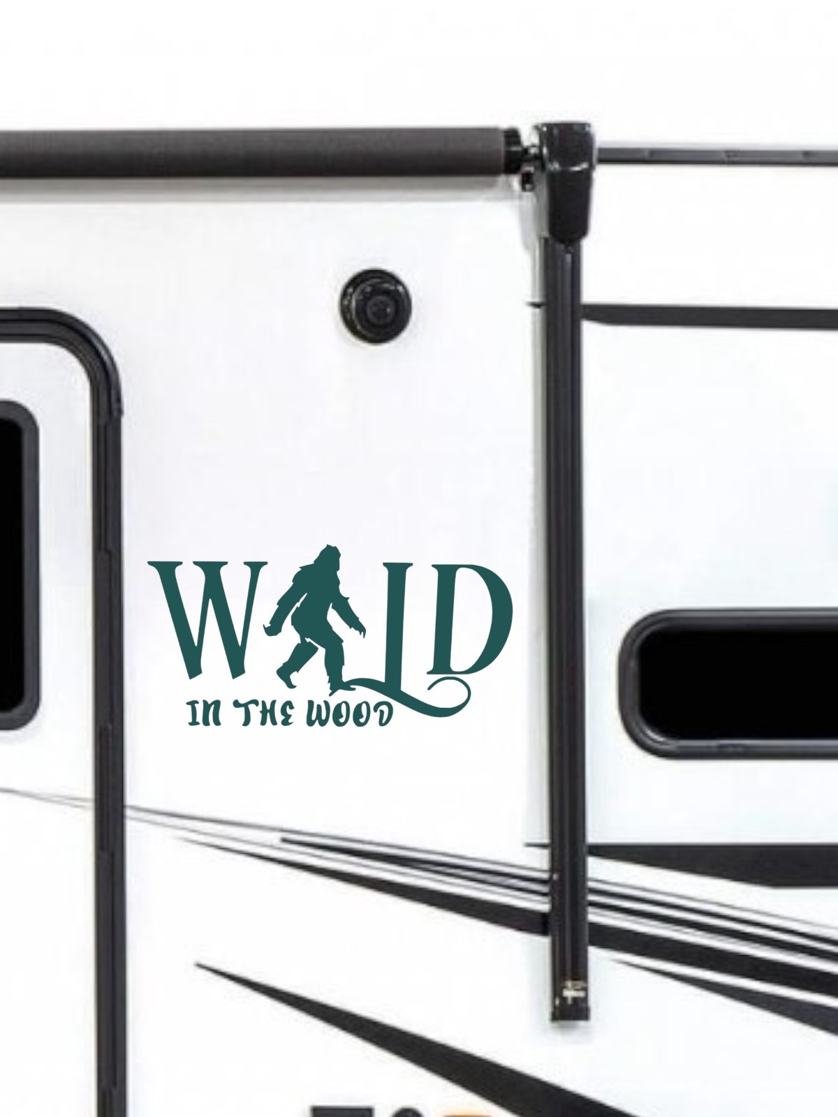 Wild In the Wood Bigfoot vinyl decal for cars trucks most smooth surfaces