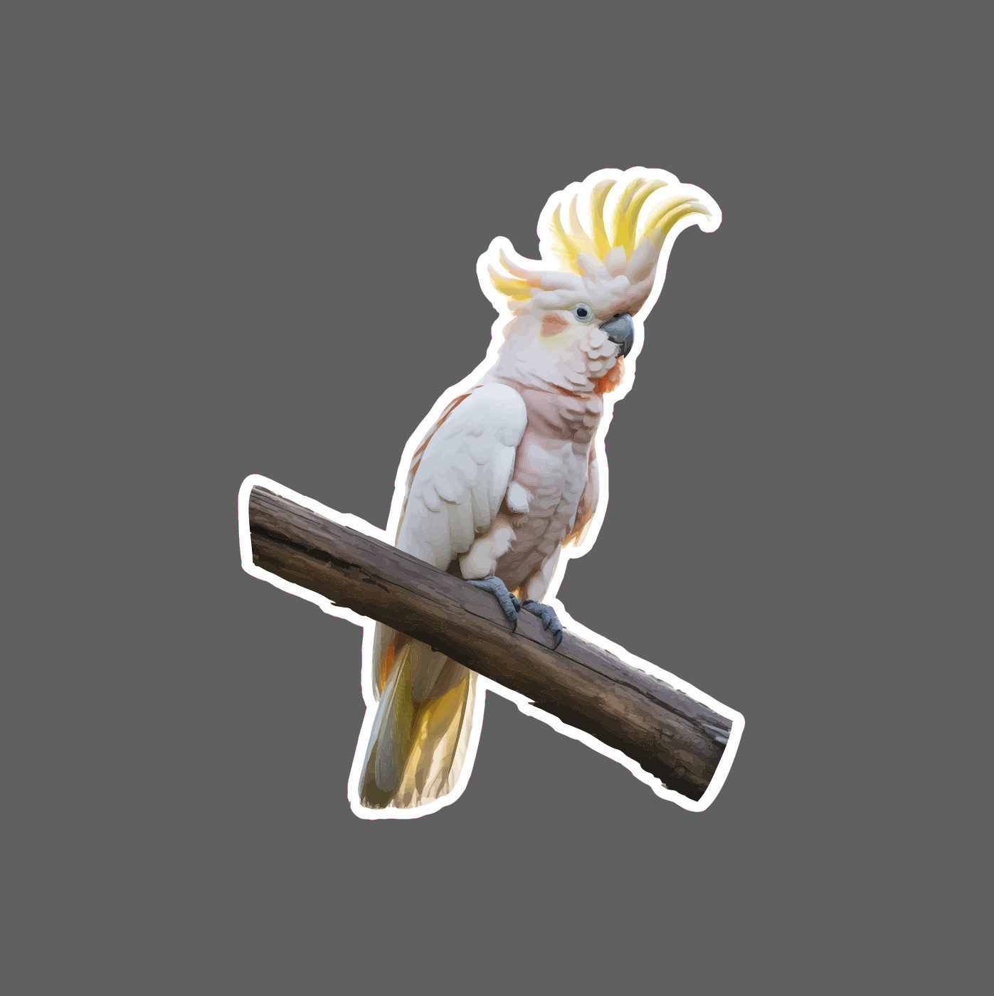 Cockatoo Sticker Waterproof Decal Bird Pet Animal Wildlife Nature Gift NEW