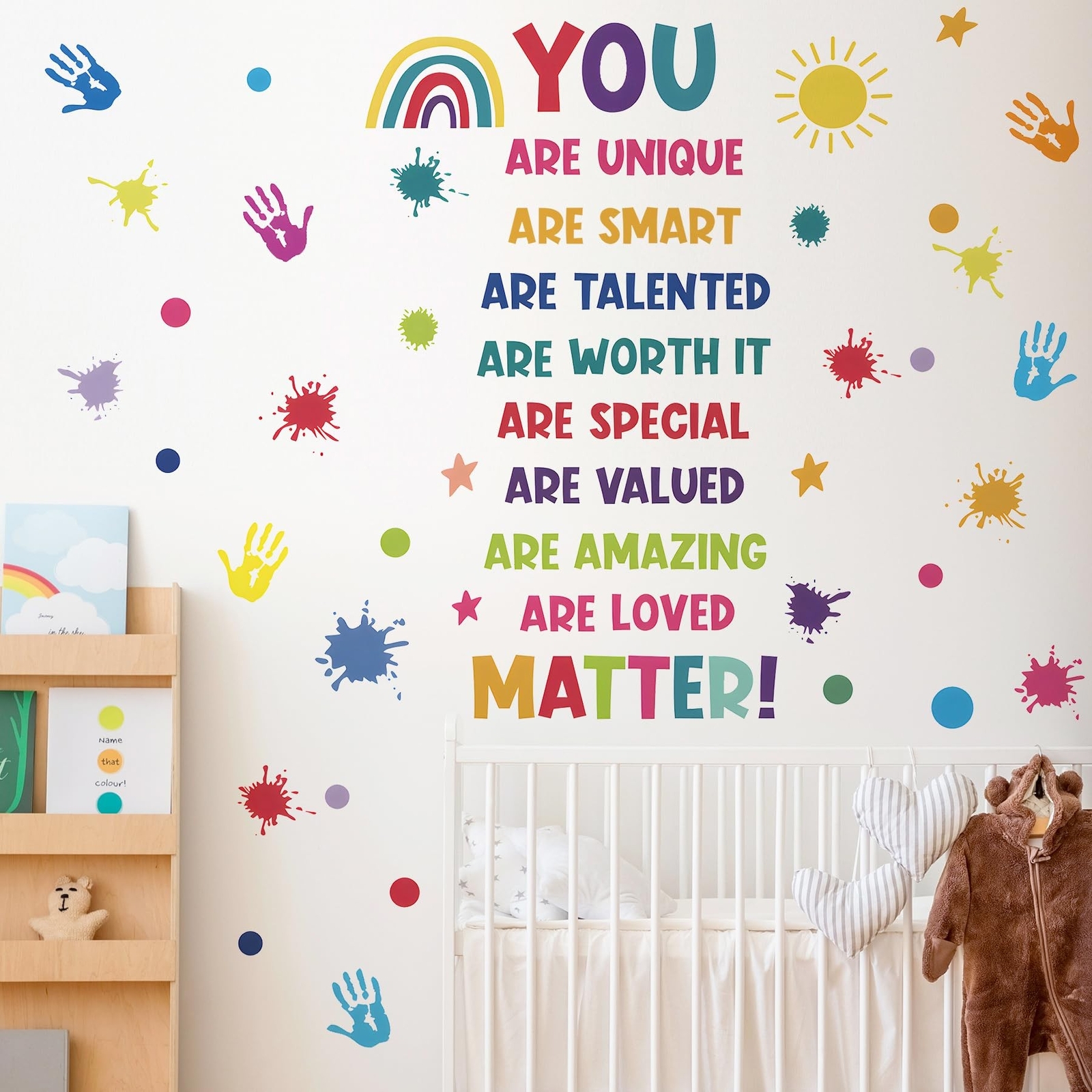 Colorful Inspirational Quote Wall Decals Motivational Positive Phrase Wall St…