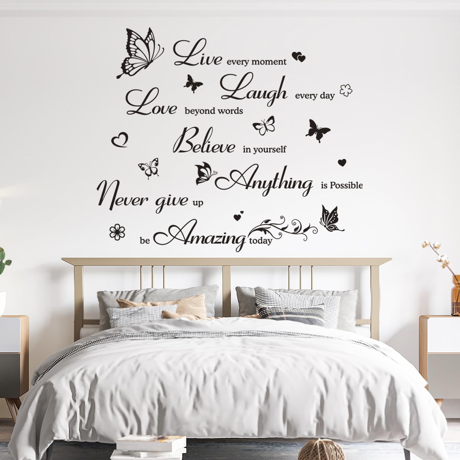 Inspirational Wall Decals Quotes Wall Stickers Motivational Wall Art Decor Po…