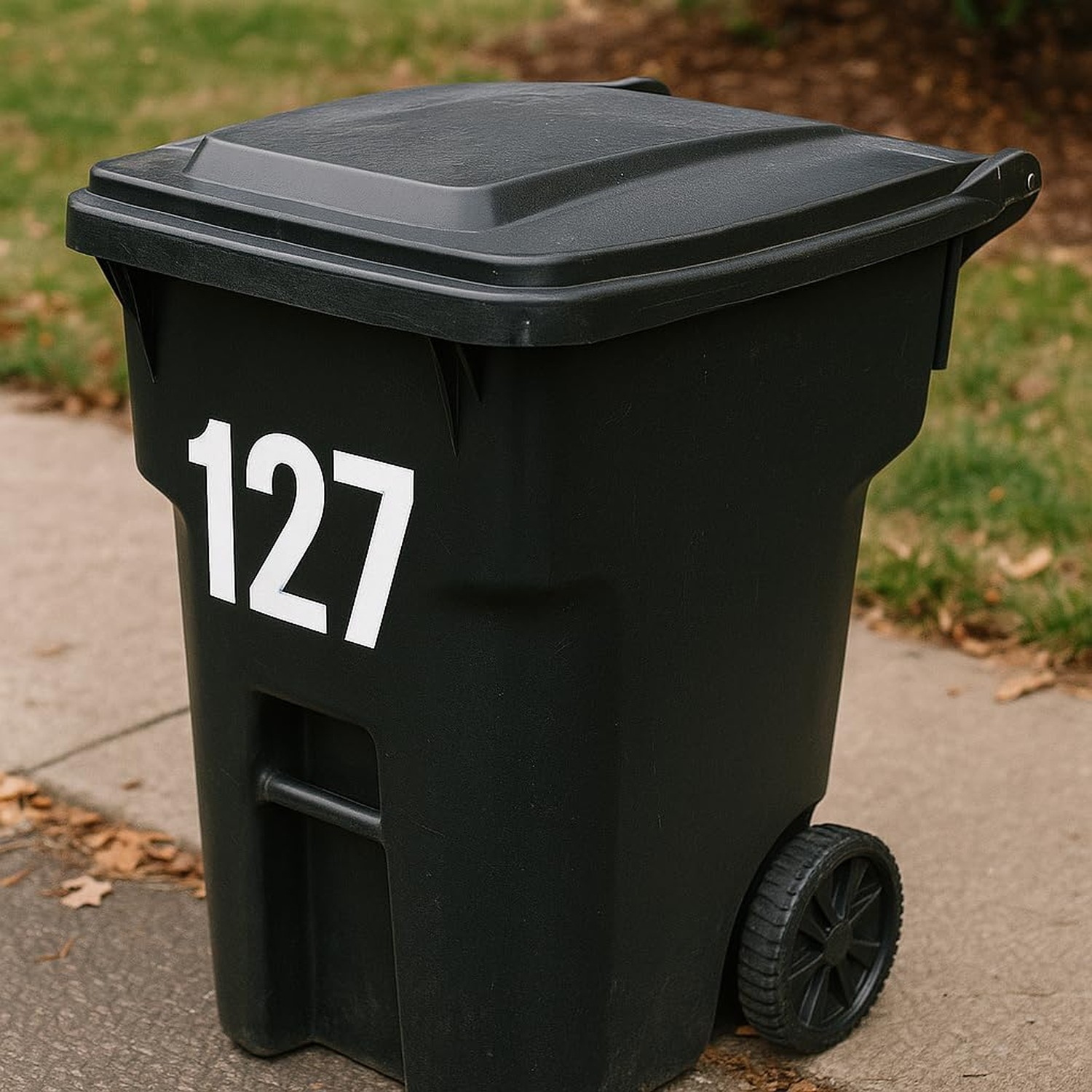 3inch Large Mailbox Numbers Stickers 4 Sheets Letter and Numbers Stickers Wat…