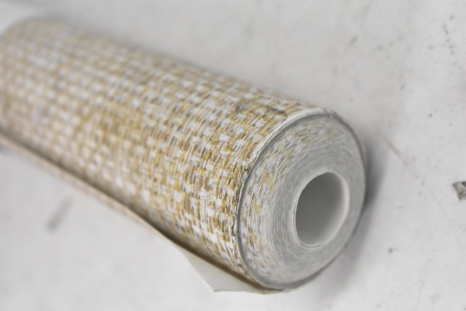 TEMPAPER Peel & Stick Contact Paper Grasscloth Primitivo Ecru Beige Large