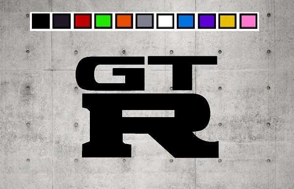 GTR LOGO Vinyl Decal Sticker Emblem Car Truck Window 4" 6" 8"