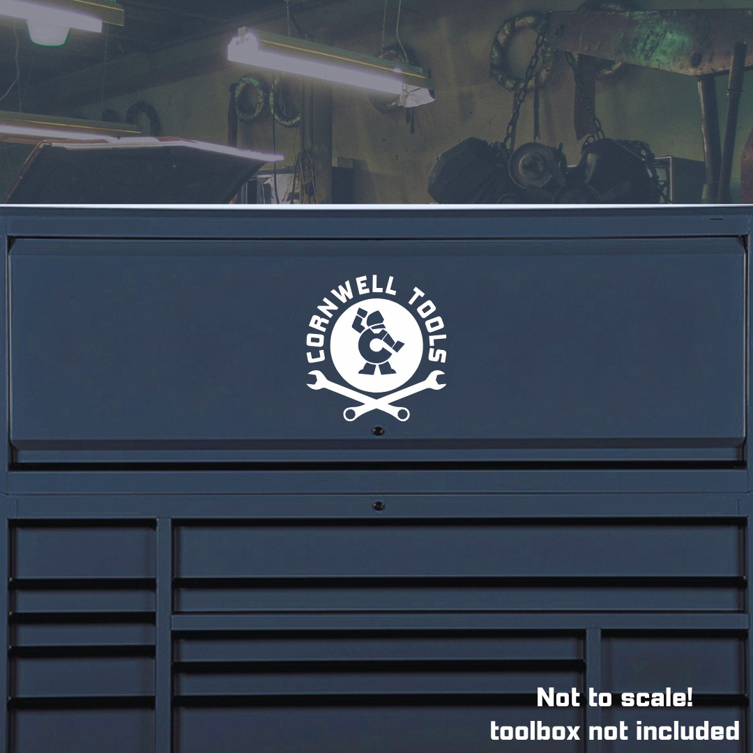 Cornwell Tools Decal – Tool Box, Truck, laptop,Window, Garage, Gift, Mechanic