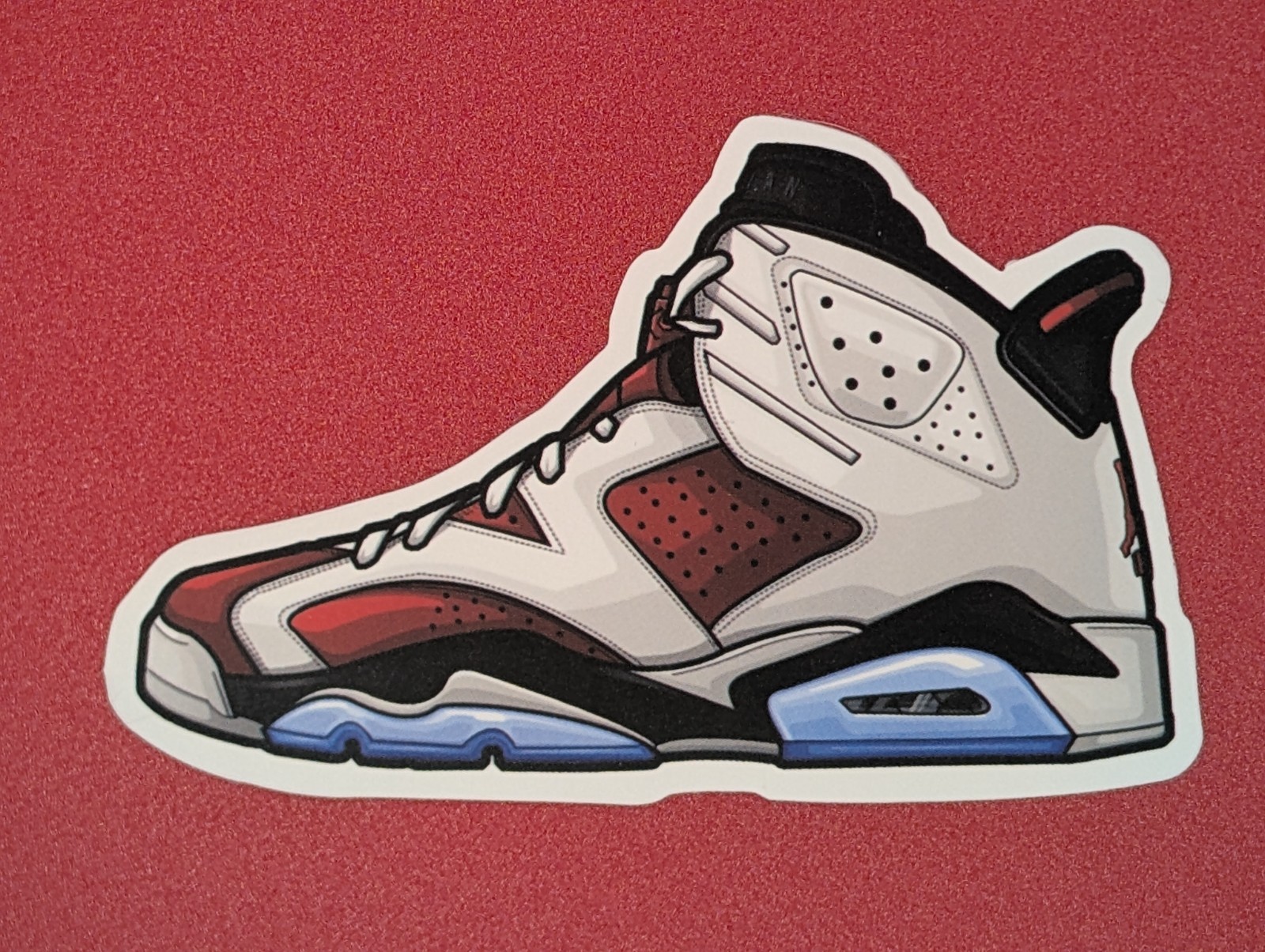 Michael Air Jordan Nike Jumpman Sneakers Tenis Shoes Sticker Decal Bulls ~2 inch