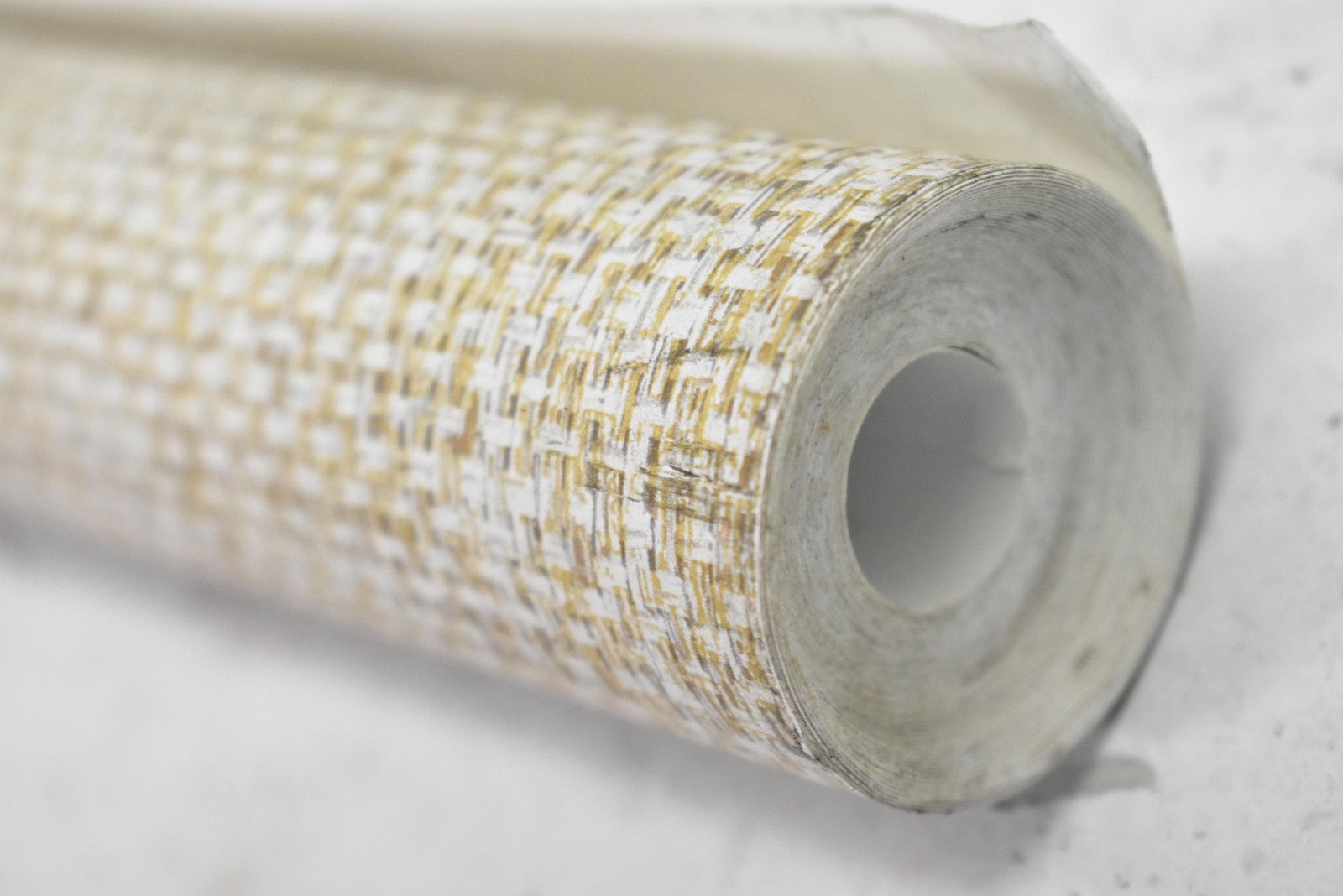 TEMPAPER Peel & Stick Contact Paper Grasscloth Primitivo Ecru Beige Large