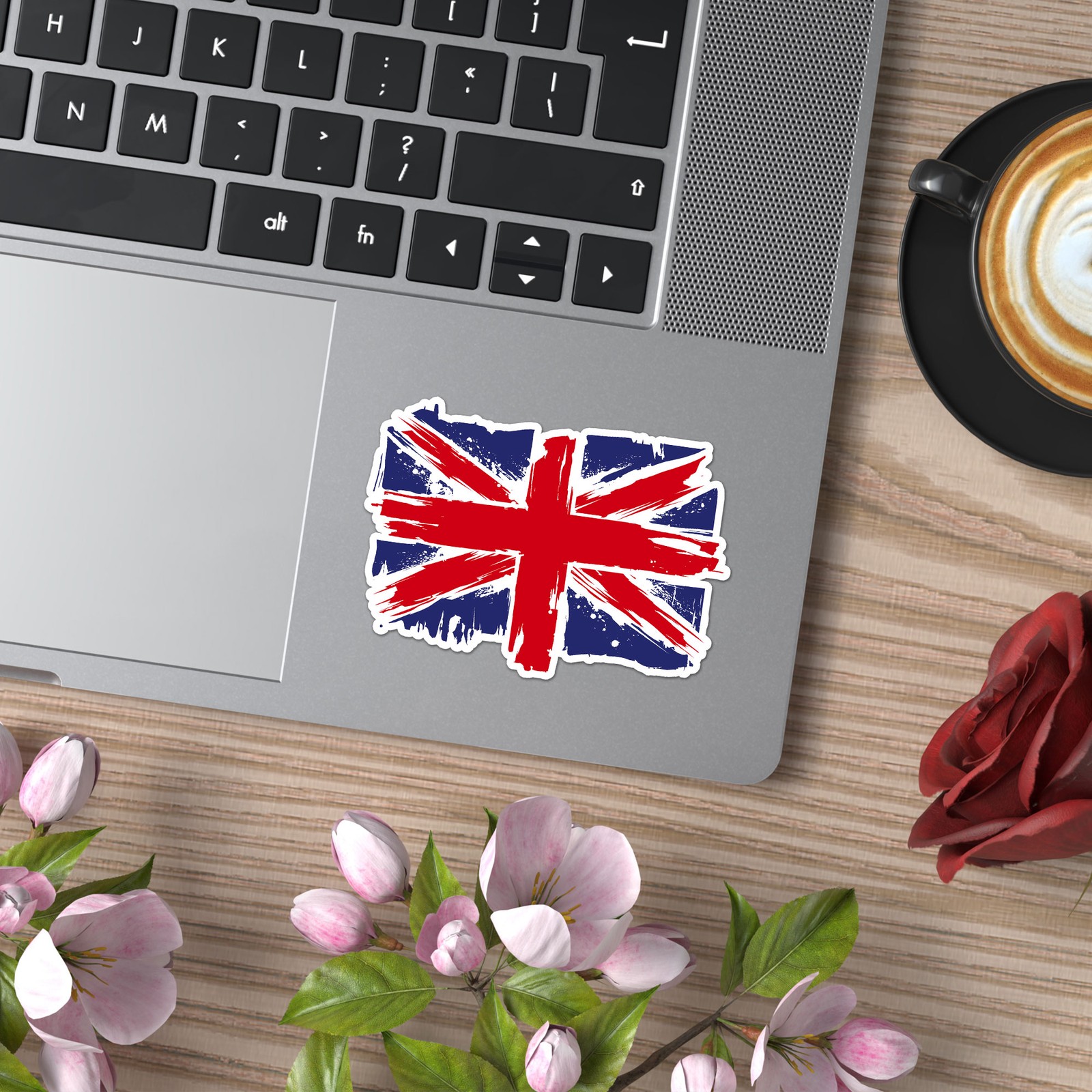 Union Jack United Kingdom – Vinyl Decal Sticker – Car Window Laptop – ebn9187