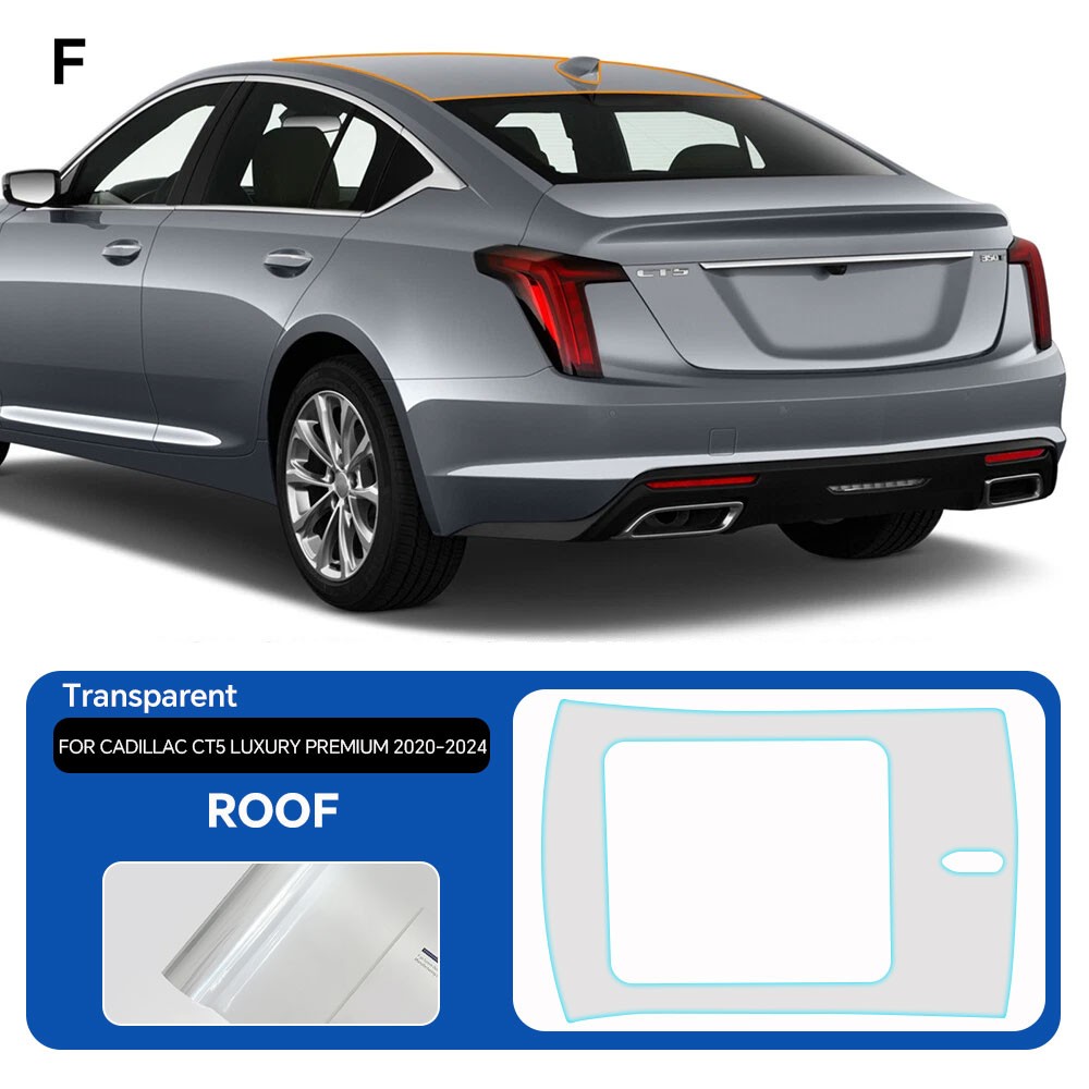 For Cadillac CT5 Luxury Premium 20-24 Full Car Precut Paint Protection Film PPF