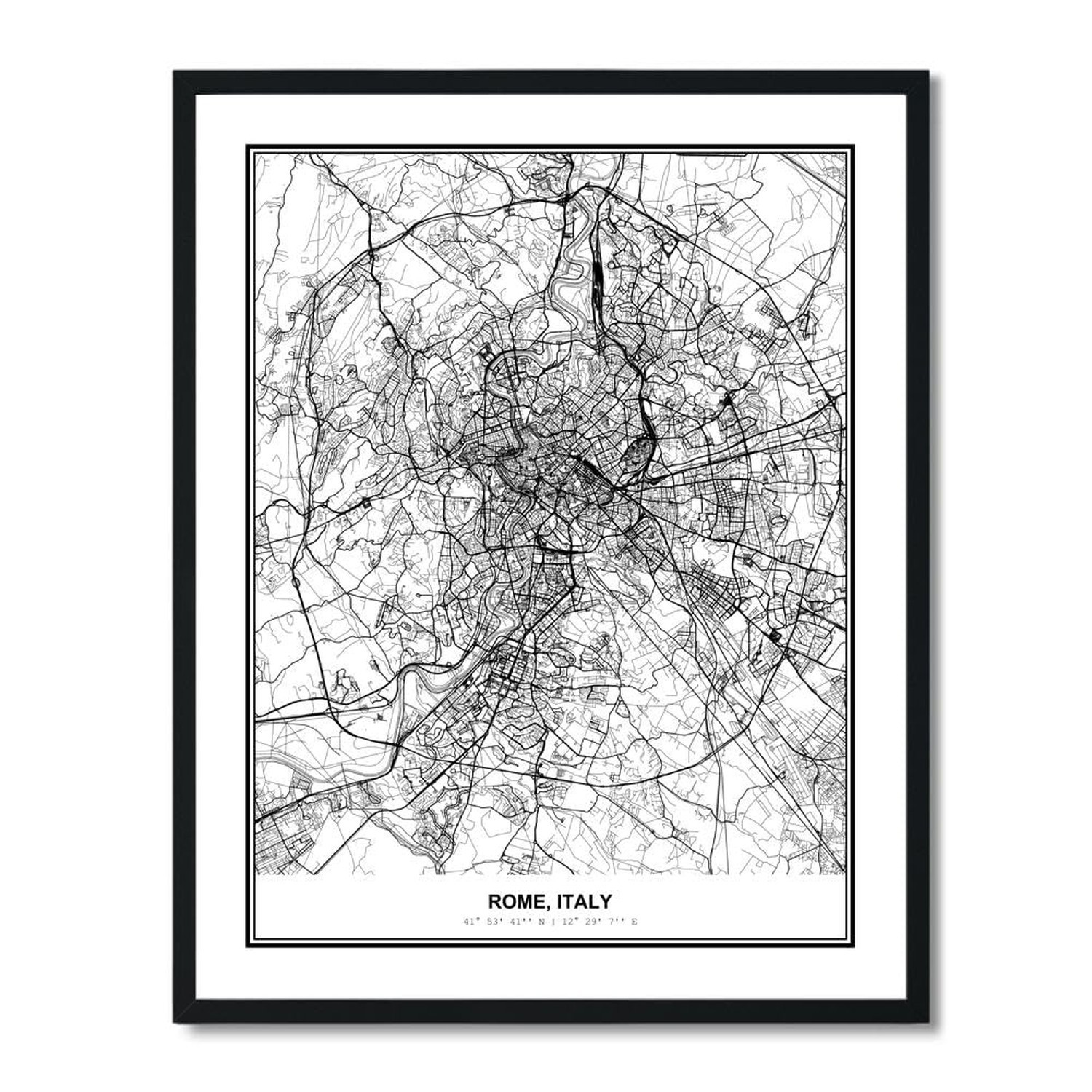 Susie Arts 11X14 Unframed Rome Italy Wall Art Metropolitan City View Abstract…