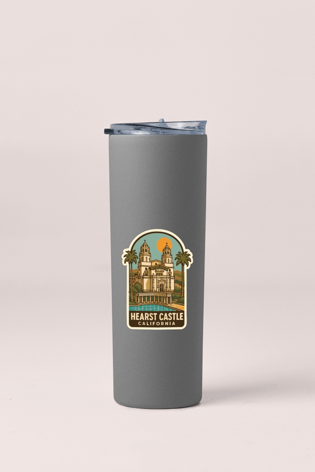 Hearst Castle California Sticker Decal Vinyl Die-Cut Symbolic Landmark Design