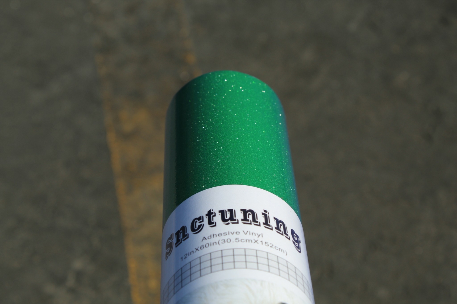 SNC Tuning 12"x60" 1ftx5ft Shimmer Sparkle Green Adhesive Sticker Roll