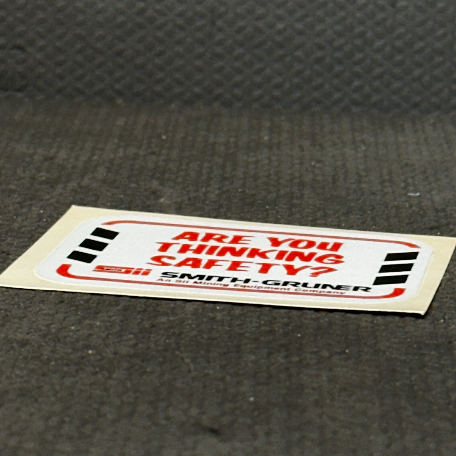 Sii Safety Stickers Smith-Gruner Are You Thinking Safety 2 5/8 in x 2 in Pair