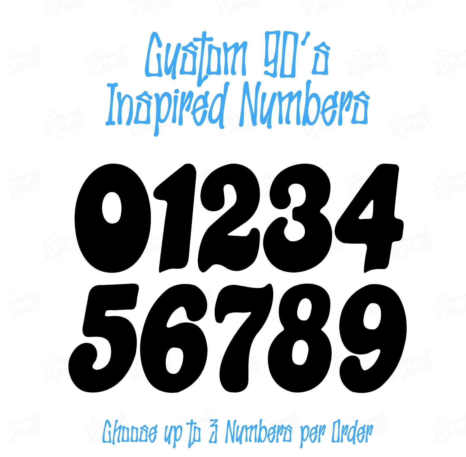 Personalized Motocross Decals – Underground Products – UGP ⚡ Custom BMX Numbers⚡