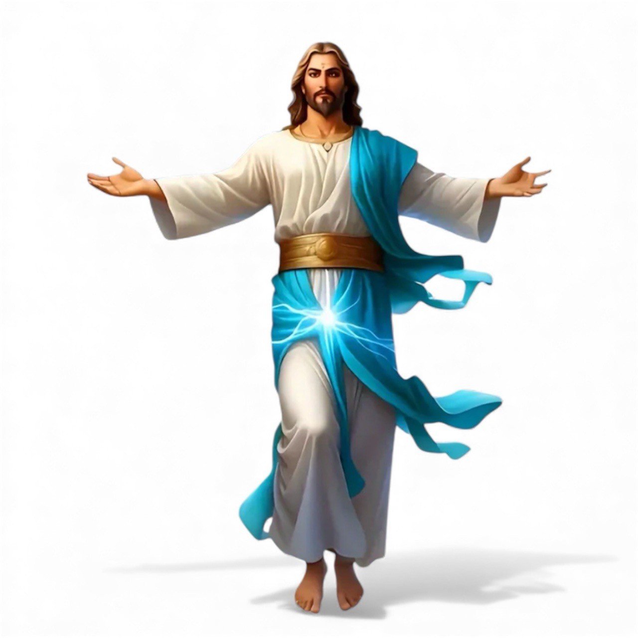 JESUS 5.5” VINYL DECAL DIECUT STICKER ROBE KING GOD PRAY CHRISTIAN FAITH 1PC