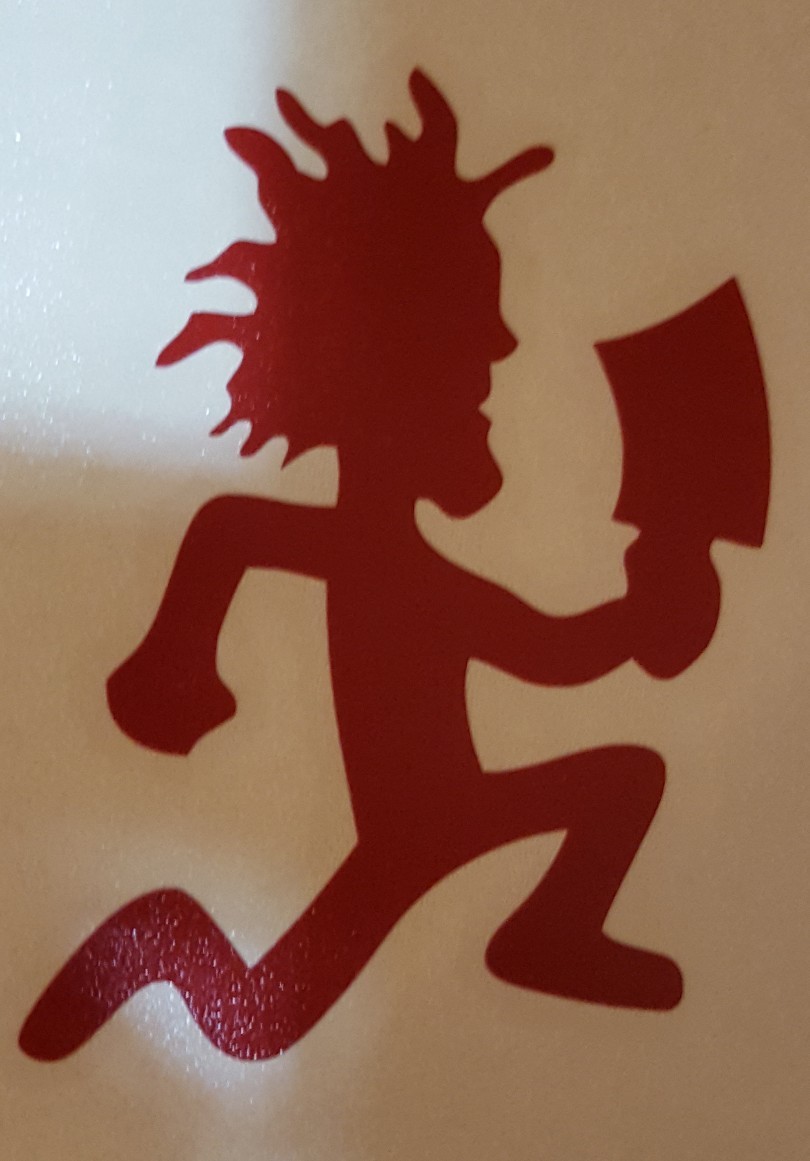 6x ICP Hatchet Man Decal Sticker Big 2" inch tall for window
