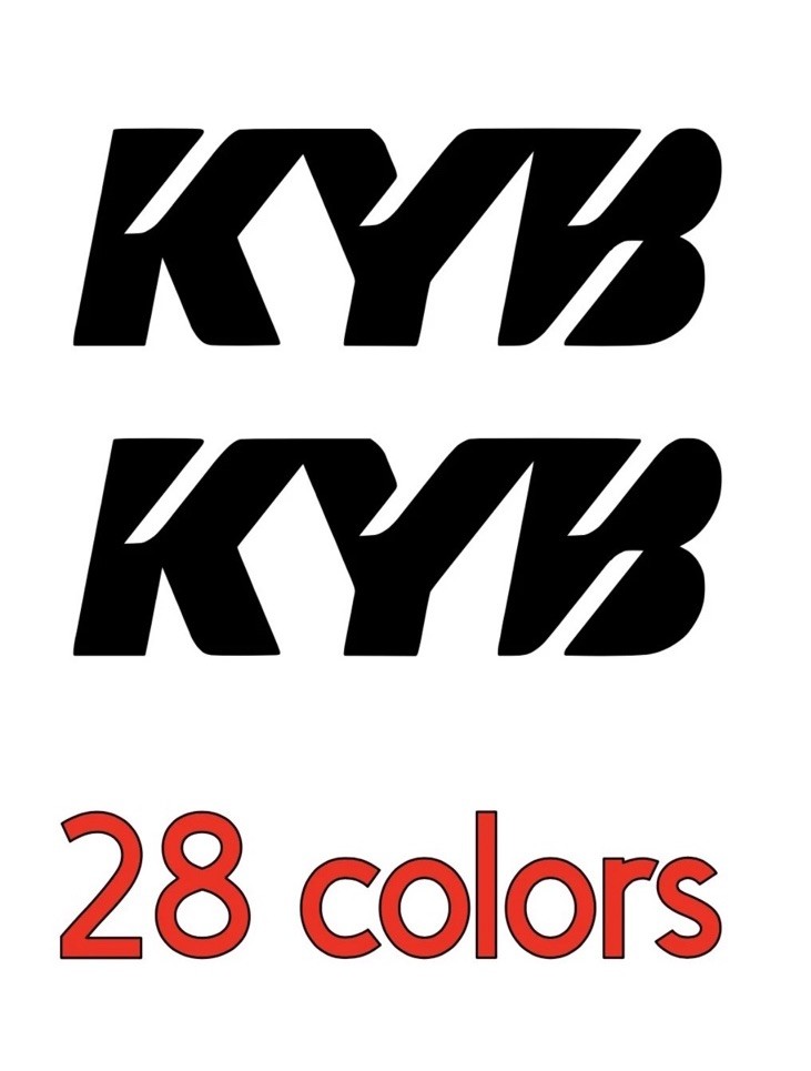 KYB Upper Fork Decal Pair (2) You Pick Color