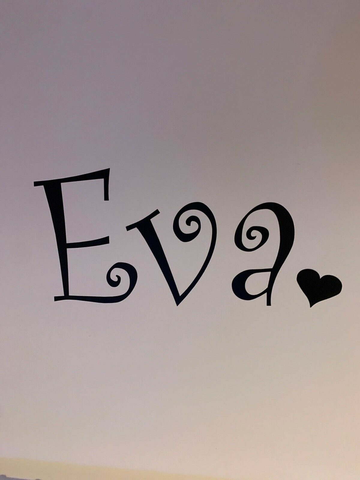 Removable Custom Personalized Sticker Decal Name Text Wording Lettering 10~200cm