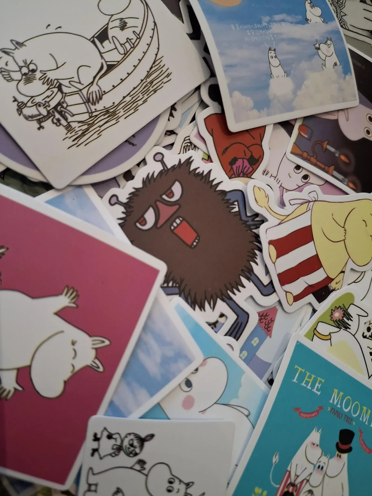 10-40 x Moomin Family Stickers / Decals | Size: 3 cm – 5 cm | Cute | Kawaii |