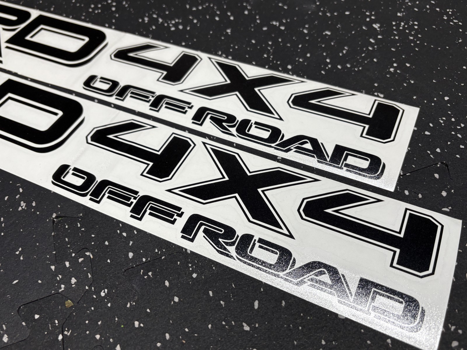 2x TRD 4×4 Off Road Black Vinyl Decal fits Tacoma Tundra Truck (Outdoor Use)