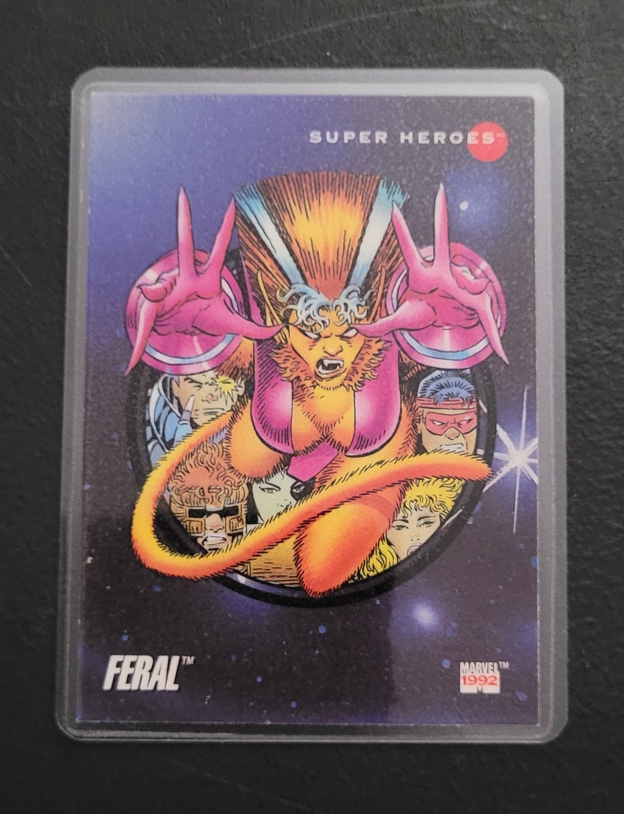 1990's Impel Marvel Universe Super Heroes Fridge/Locker/Cabinet Laminated Magnet
