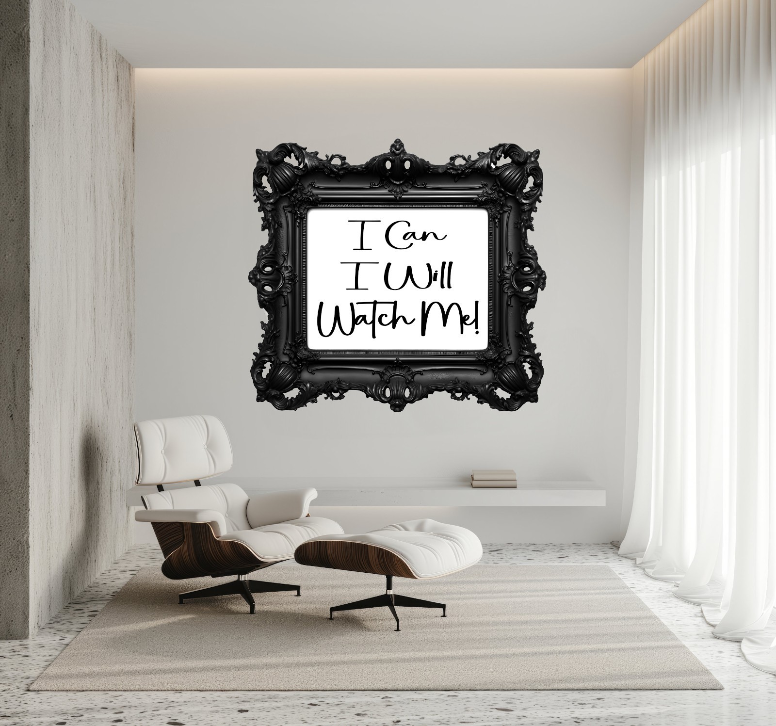 Motivational Wall Art – Peel and Stick Vinyl/removable Wall Decals. 3D illusion.